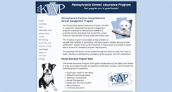 Desktop Screenshot of kennelassuranceprogram.com